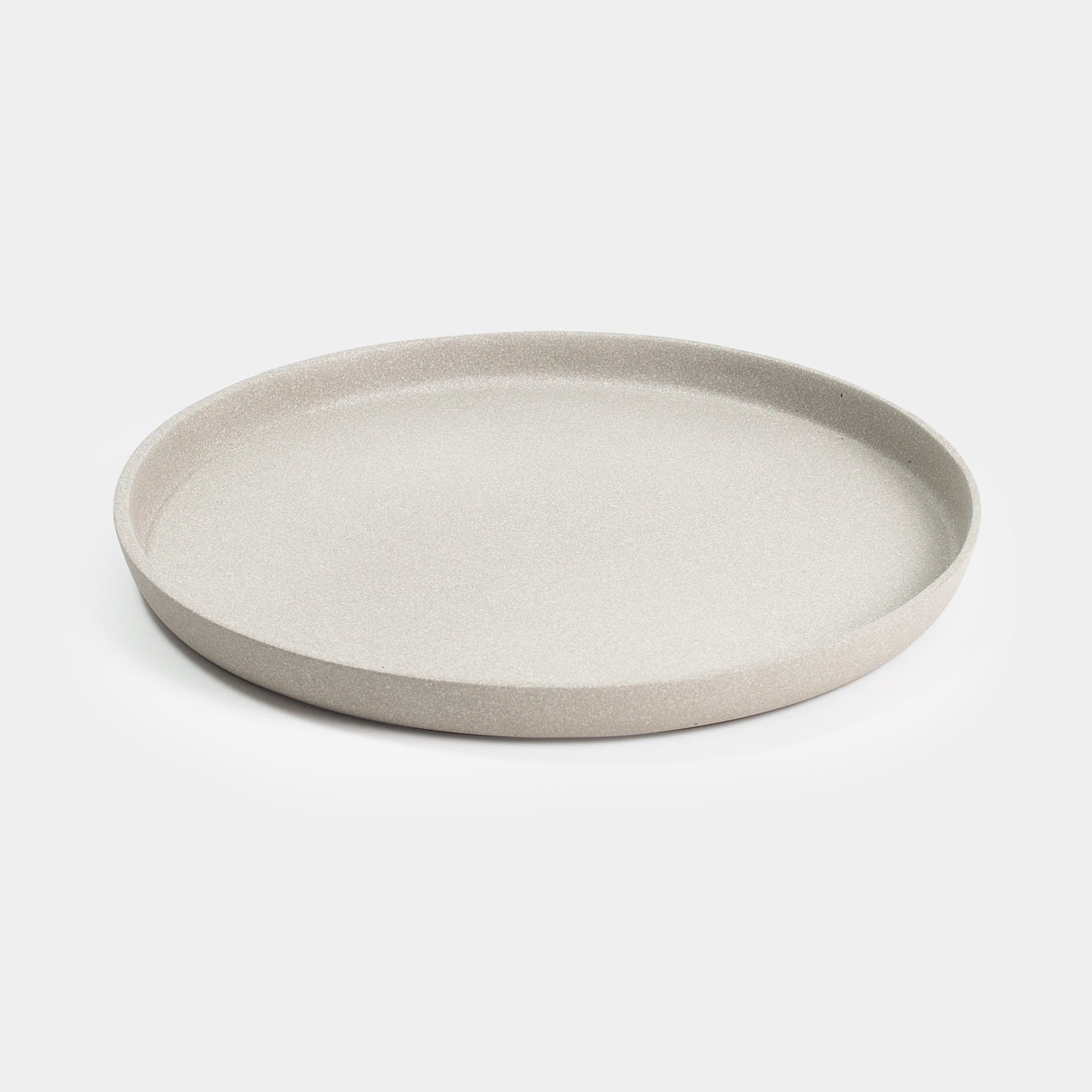 14 in plant saucer 14 Inch Fiberglass Planter Saucer White