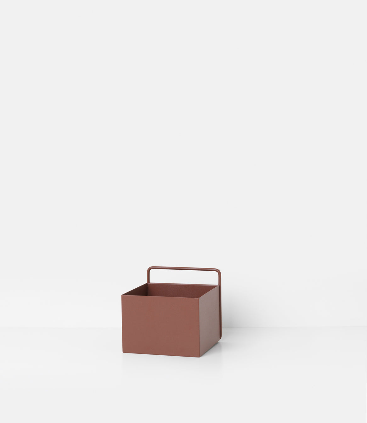 .Ferm Wall Box. Square. Red Brown.
